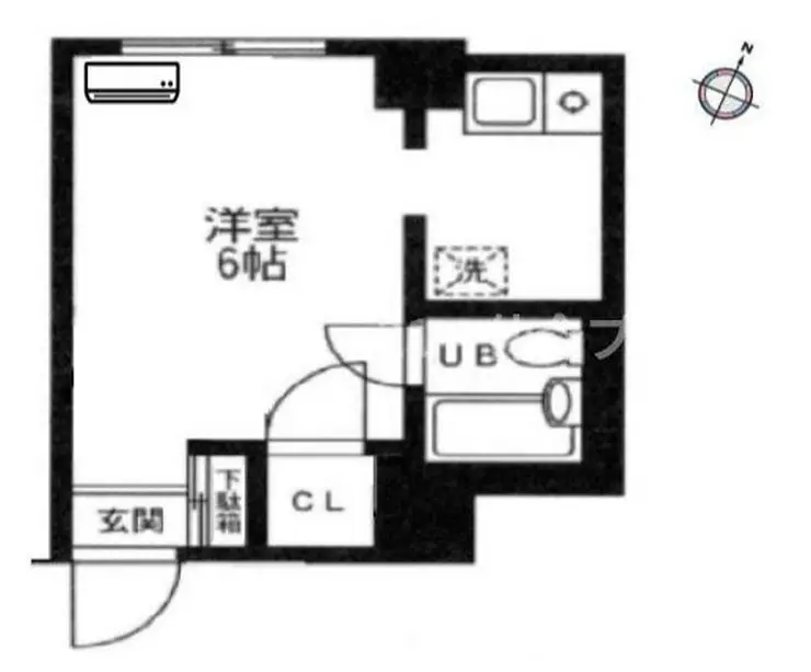ラフィントール湘南 1階階 間取り