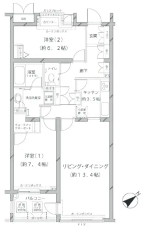 MFPRコート代官山 4階階 間取り