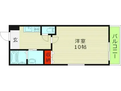 フジパレス中宮II番館(1K/2階)の間取り写真