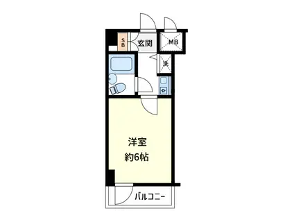 アーバンヒルズ西日暮里(1K/3階)の間取り写真