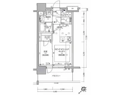 クリオ藤沢セントラルマークス(1LDK/10階)の間取り写真
