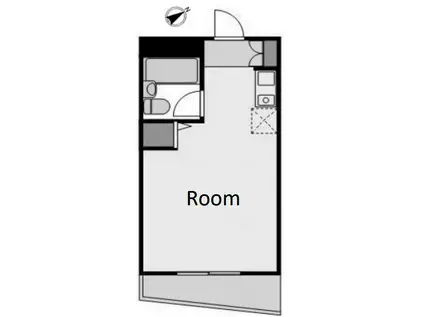 トップ五反野第3(ワンルーム/1階)の間取り写真