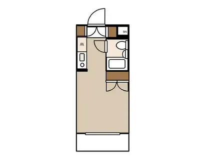 フェニックス西荻窪(ワンルーム/4階)の間取り写真