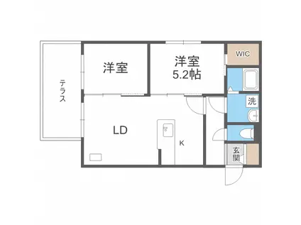E-HORIZON N17 イーホライズン(2LDK/3階)の間取り写真