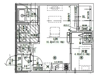 JACK KORAKUI(1LDK/2階)の間取り写真