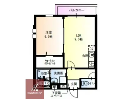 フジパレス新森III番館(1LDK/2階)の間取り写真