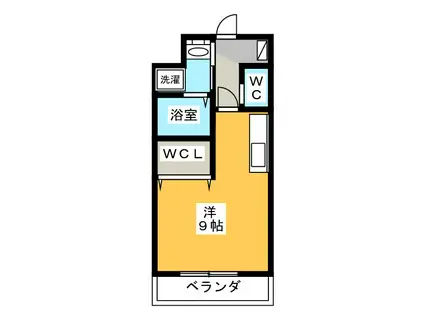 TKマンションII(ワンルーム/1階)の間取り写真