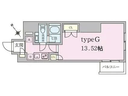 シュロス新横浜(1K/3階)の間取り写真