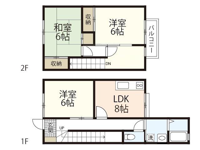 セジュール田中A棟(3SLDK/1階)の間取り写真