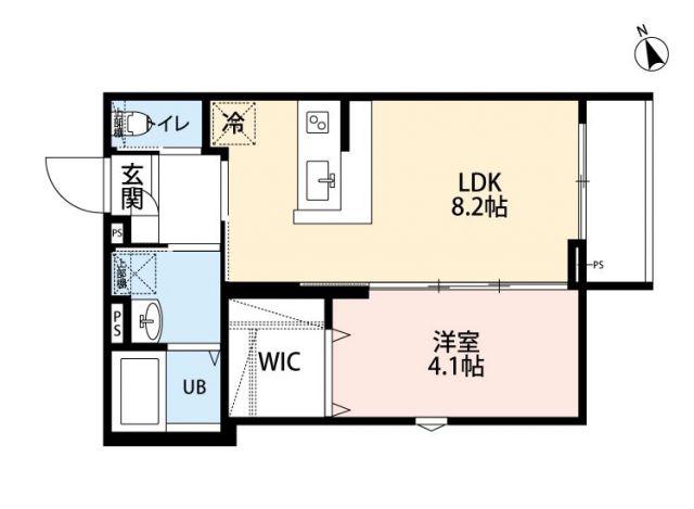 ROBOT HOME 西大宮IV(1LDK/3階)の間取り写真