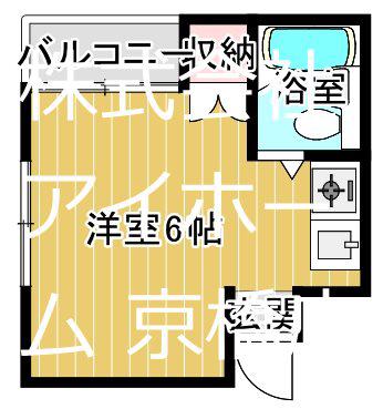 ラパンジール関目(ワンルーム/1階)の間取り写真