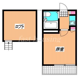 東小金井栄ハイム(1K/1階)の間取り写真