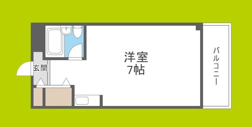 マンション佐和(ワンルーム/3階)の間取り写真