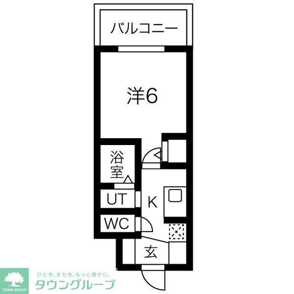 エステムコート名古屋ステーションクロス(1K/6階)の間取り写真