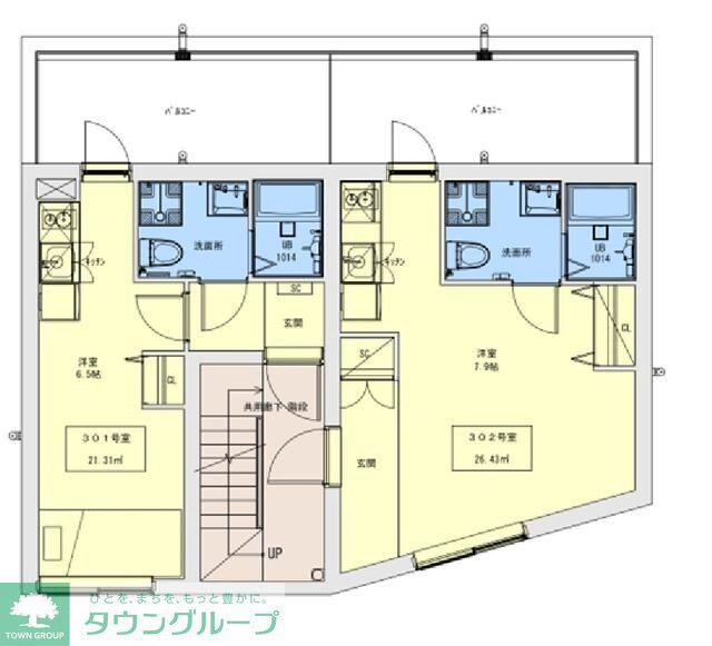 PLENO CASA(ワンルーム/3階)の間取り写真