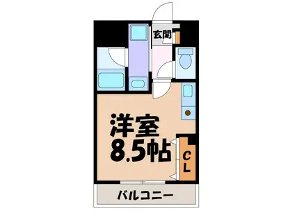 プリミエール太閤(ワンルーム/5階)の間取り写真