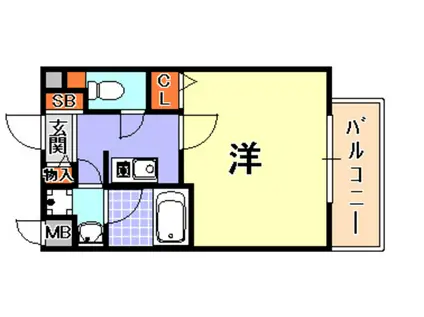 KAISEI神戸海岸通(1K/6階)の間取り写真