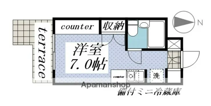 ベルトピア日吉II 1階階 間取り