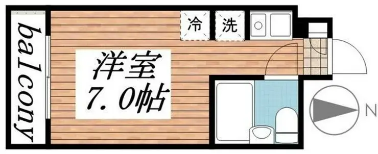 タッシ国立 3階階 間取り