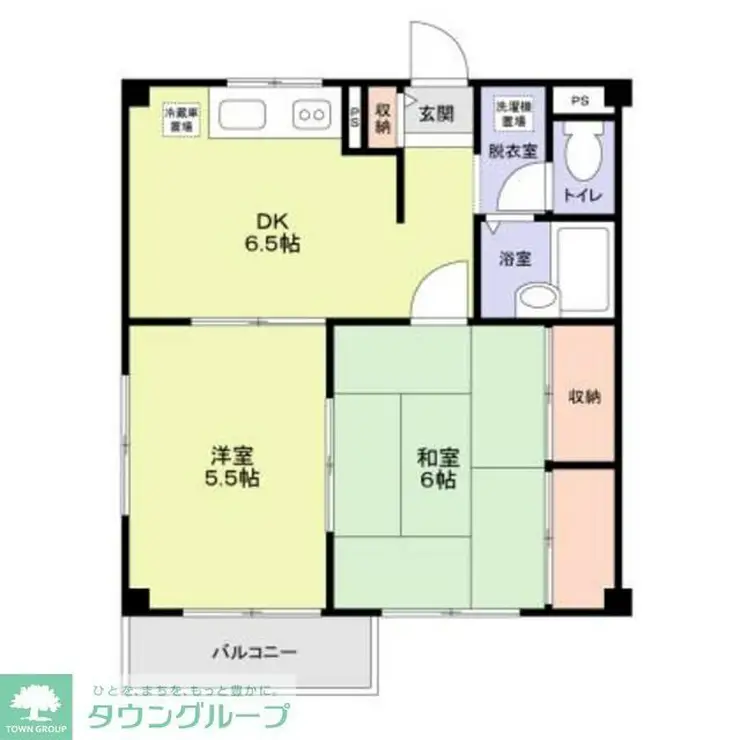 グランドール・S 2階階 間取り