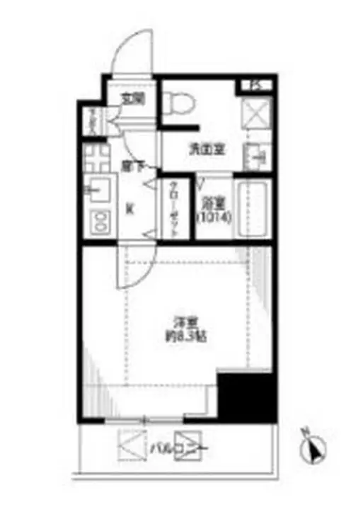 プレール・ドゥーク東京EASTV 3階階 間取り