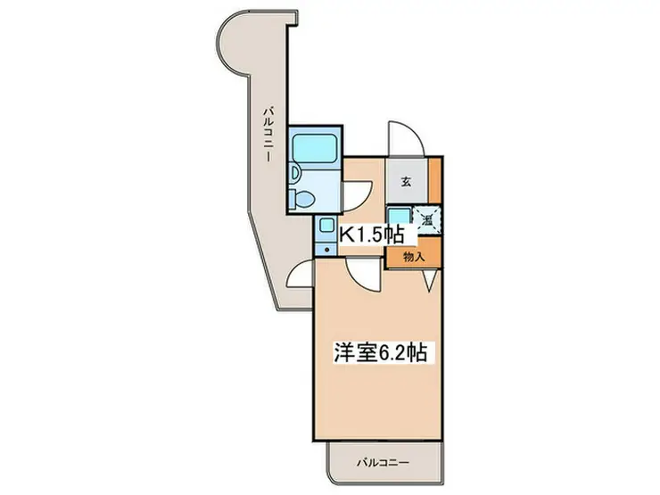 メゾンキオイ 2階階 間取り