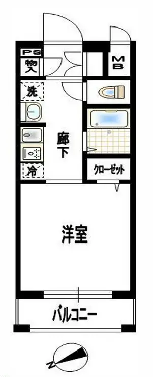プレール学芸大学 2階階 間取り