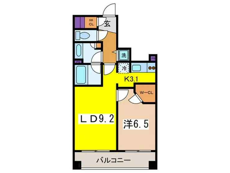 エフローレ日本橋 12階階 間取り