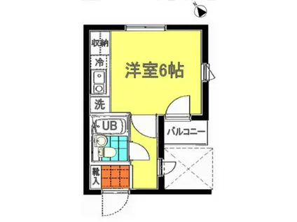 AMAX王子(ワンルーム/4階)の間取り写真