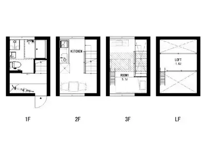 メゾン・ド・キートス(1K/1階)の間取り写真