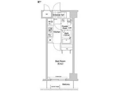 コンフォリア木場公園(1K/7階)の間取り写真
