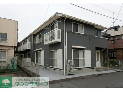 上青木ピュアパレス(2DK/1階)の間取り写真