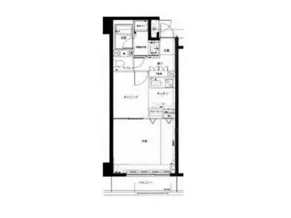 ベスト伊勢佐木長者町(1DK/5階)の間取り写真