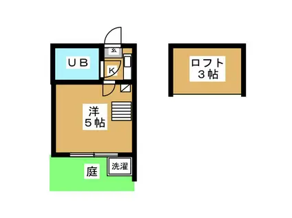 アスパ南長崎(1K/1階)の間取り写真