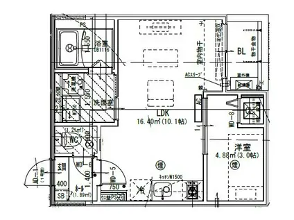 JACK KORAKUI(1LDK/2階)の間取り写真