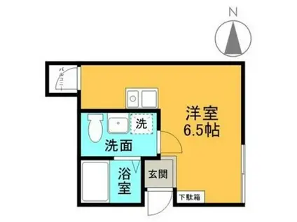 セレーノプリモI(ワンルーム/3階)の間取り写真