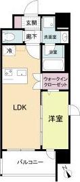ブランシエスタ南吹田パークサイド(1LDK/2階)の間取り写真