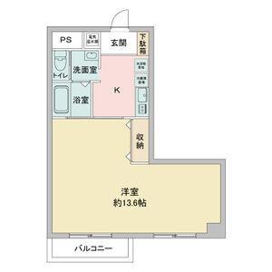 ISM 泉(1K/7階)の間取り写真