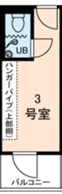 アムス・アミティエ川崎III(ワンルーム/5階)の間取り写真