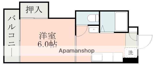コスモハイツ(1K/3階)の間取り写真