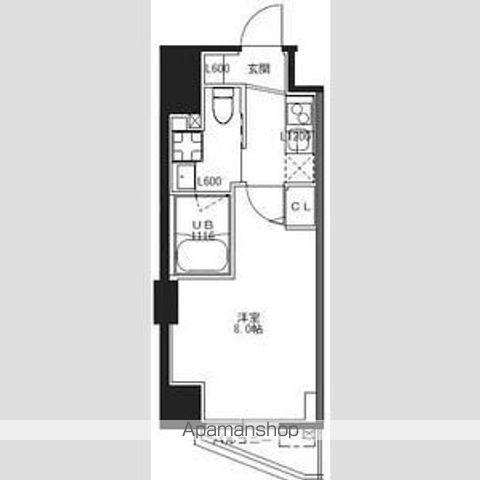 S-RESIDENCE 池袋NORTE(1K/2階)の間取り写真