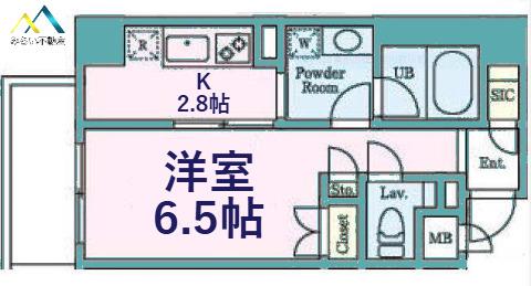 ROYAL共進(1K/1階)の間取り写真