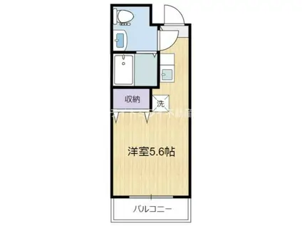 東宏ハイム西新宿(ワンルーム/3階)の間取り写真