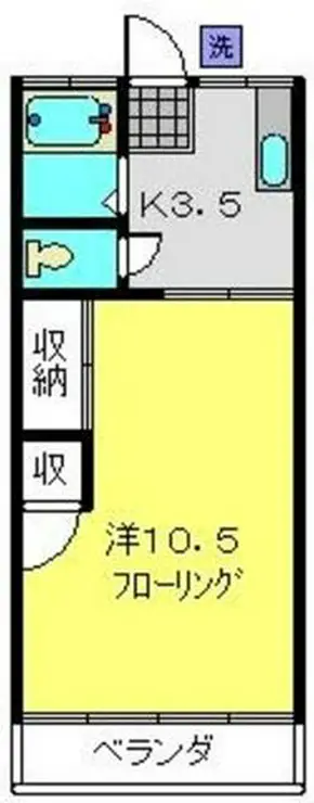 カトウハイム 1階階 間取り