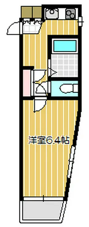 ファンデックス品川 1階階 間取り