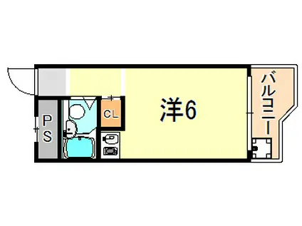 SENSE神戸西(ワンルーム/3階)の間取り写真