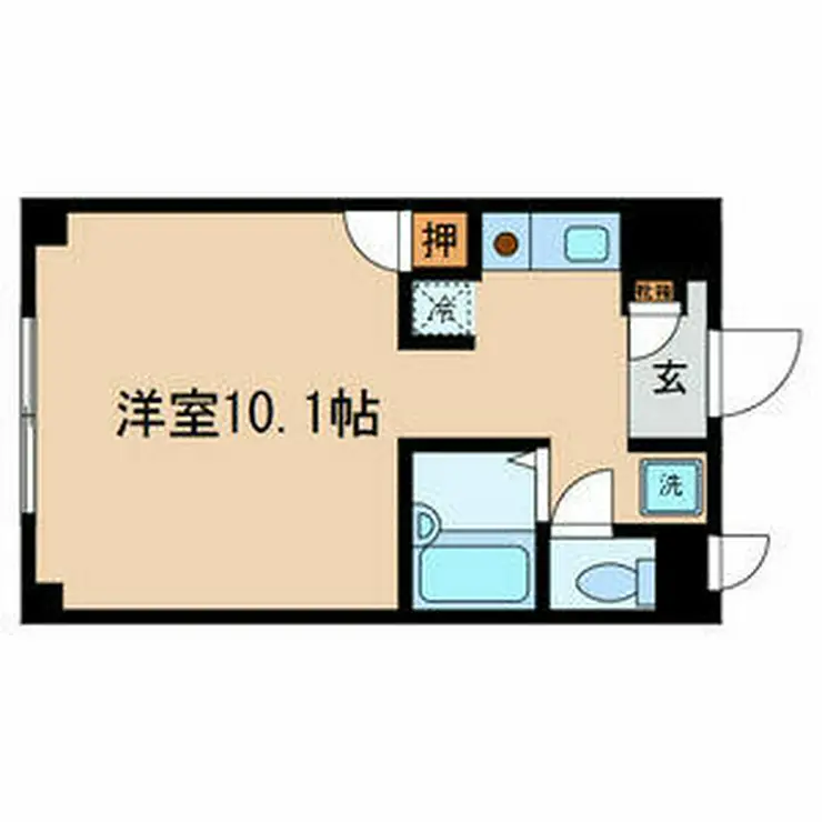 ヒルサイドコート西品川 3階階 間取り