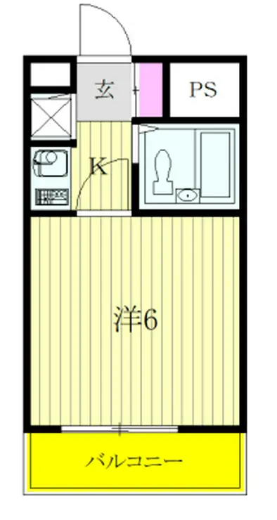 クリオ新子安参番館 8階階 間取り