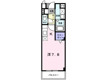 GOODDAY MANSION(1K/3階)の間取り写真