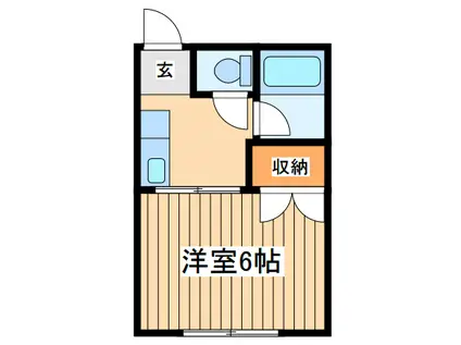 トヨダコーポ(1K/2階)の間取り写真